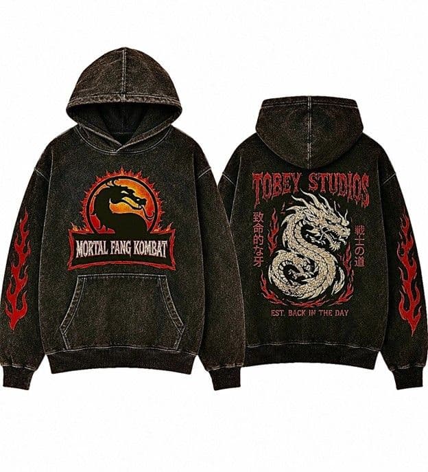 Mortal Fang Kombat Fighter Hoodie